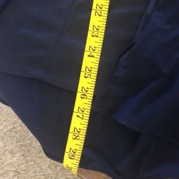 Xscape Navy Blue Off Shoulder Maxi Dress Sz 2 Black Tie, Wedding, Gala - Picture 16 of 16